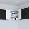 vidaXL Mueble de Cocina Negro 57 x 57 x 40 cm Madera de ingenier&iacute;a