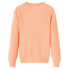 Jersey de punto infantil naranja claro 128
