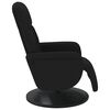 vidaXL Sillón reclinable con reposapiés terciopelo negro