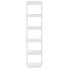 vidaXL Estantería/divisor de espacios madera pino blanco 40x35x167 cm