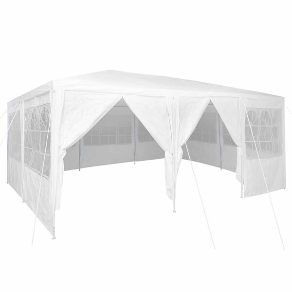 vidaXL Carpa de Fiesta 600 x 400 x 266 cm Polietileno