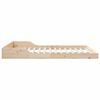 vidaXL Estructura de cama Marrón 140 x 210 cm Madera de pino macizo