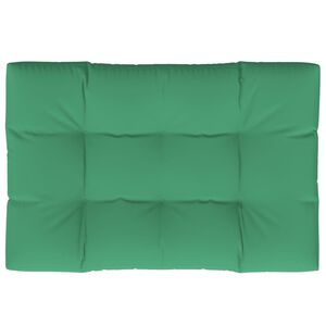 vidaXL Coj&iacute;n de asiento de jard&iacute;n de tela verde 120x80x12 cm