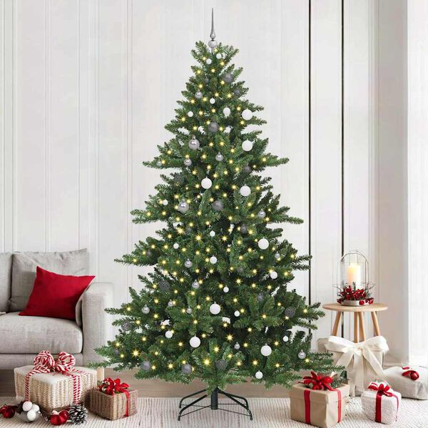 vidaXL &Aacute;rbol de Navidad artificial con ramas articuladas Verde 240 cm