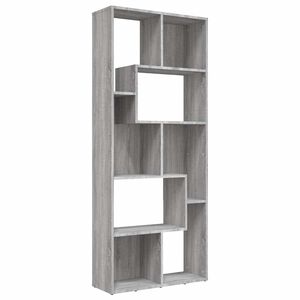 vidaXL Estanter&iacute;a de madera contrachapada gris Sonoma 67x24x161 cm