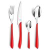 Amefa Juego de cubiertos Eclat 24 piezas rojo