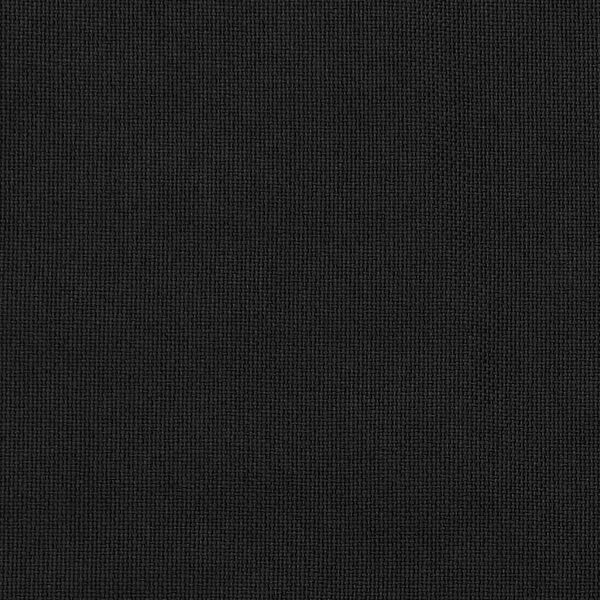 vidaXL Cortina opaca con ojales look de lino negro 290x245 cm
