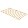vidaXL Somier de lamas Marr&oacute;n 120 x 190 cm Madera de Haya S&oacute;lida