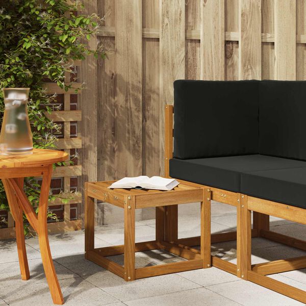 vidaXL Banco de taburete Natural 43 x 43 x 37 cm