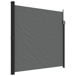 vidaXL Toldo lateral retr&aacute;ctil gris antracita 200x600 cm