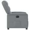 vidaXL Sill&oacute;n reclinable el&eacute;ctrico tela gris claro