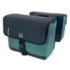 Willex Alforjas de negocios para bicicleta lona verde y negro 30 L