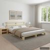 vidaXL Estructura cama palets sin colch&oacute;n madera maciza pino 140x200cm