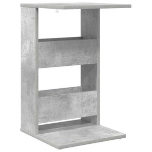 vidaXL Mesa lateral Gris Concreto 40 x 35 x 60,5 cm