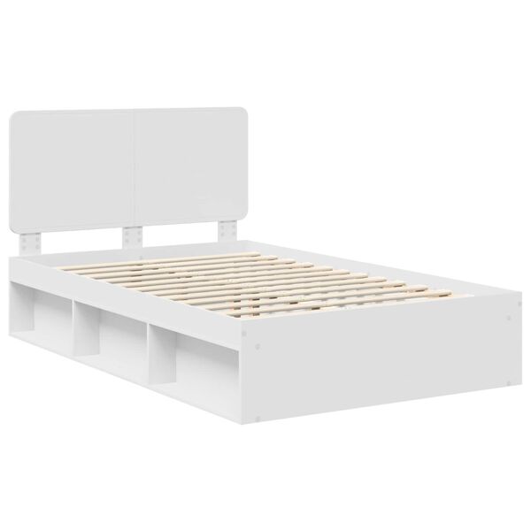 vidaXL Estructura de cama 120 x 190 cm Madera de pino macizo