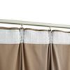 vidaXL Cortinas opacas con ganchos 2 pzas terciopelo beige 140x175 cm
