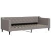 vidaXL Sofá cama nido tela gris taupe 80x200 cm