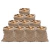 vidaXL Sacos de yute 10 unidades 60x105 cm 100% yute 220 g/m&sup2;