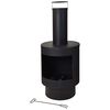ProGarden Chimenea de metal 112 cm