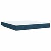 vidaXL Cama box spring con colch&oacute;n terciopelo azul 180x200 cm