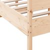 vidaXL Estructura de cama sin colch&oacute;n madera maciza de pino 120x190 cm