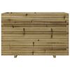vidaXL Jardinera madera de pino impregnada 110x60x72 cm