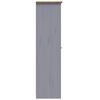 vidaXL Armario 3 puertas madera pino Panamá Range gris 118x50x171,5cm