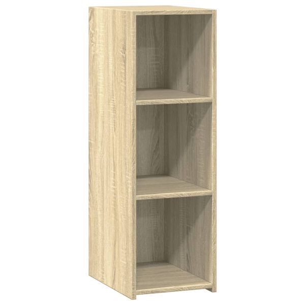 vidaXL Aparador de madera de ingenier&iacute;a roble Sonoma 30x41x93 cm
