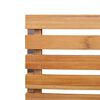 vidaXL Conjunto de Comedor de Jard&iacute;n 5 pcs Madera de teca maciza