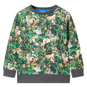 vidaXL Sudadera infantil azul petr&oacute;leo claro 104