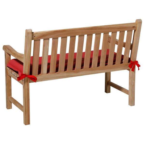 Madison Coj&iacute;n para banco Panama rojo ladrillo 180x48 cm