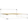 vidaXL Estructura de cama sin colch&oacute;n metal blanco 200x200 cm