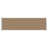 vidaXL Toldo lateral retr&aacute;ctil 170 x 300 cm Poli&eacute;ster Rectangular Topo
