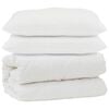 vidaXL Edred&oacute;n con almohada 3 pcs Microfibra