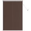 vidaXL Persiana Veneciana Marr&oacute;n Oscuro con Patr&oacute;n 150 x 80 cm PVC