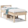 vidaXL Estructura de cama sin colch&oacute;n madera maciza pino 75x190 cm
