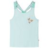 Camiseta de tirantes infantil verde menta claro 116