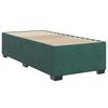 vidaXL Cama box spring con colch&oacute;n terciopelo verde oscuro 90x200 cm