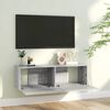 vidaXL Mueble para TV madera contrachapada gris Sonoma 100x30x30 cm