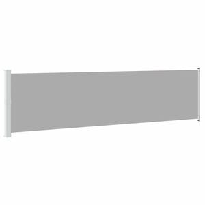 vidaXL Toldo lateral retr&aacute;ctil para patio gris 614x160 cm