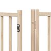 vidaXL Puerta para perros plegable 15 paneles madera de &aacute;lamo 750 cm