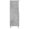 vidaXL Aparador alto madera contrachapada gris hormigón 60x36x110 cm