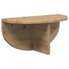 vidaXL Estante de pared Montada en la pared Roble artisan