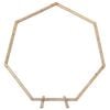 vidaXL Arco de Boda Marr&oacute;n Claro 221 x 92 x 216 cm