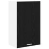 vidaXL Mueble colgante Roble Negro y 50 x 31 x 80 cm