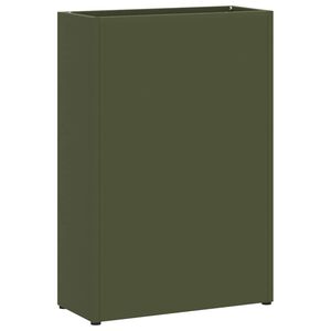 vidaXL Soporte para Paraguas de Lluvia Verde oliva 28 x 12 x 41 cm