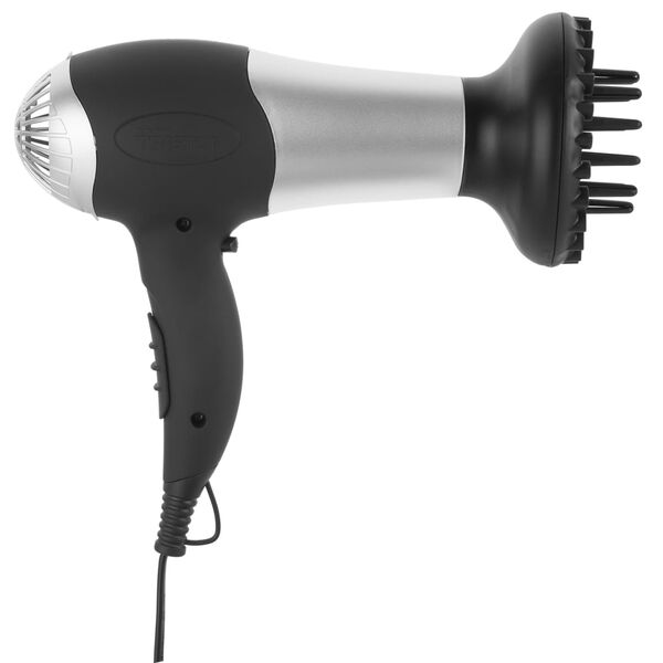 Tristar Secador de pelo HD-b 2000 W negro y plateado