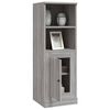 vidaXL Aparador alto madera contrachapada gris Sonoma 36x35,5x103,5 cm
