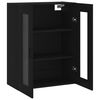 vidaXL Armario de pared negro 69,5x34x90 cm
