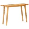 vidaXL Mesa de comedor Natural 100 x 35 x 75 cm Madera de mango maciza